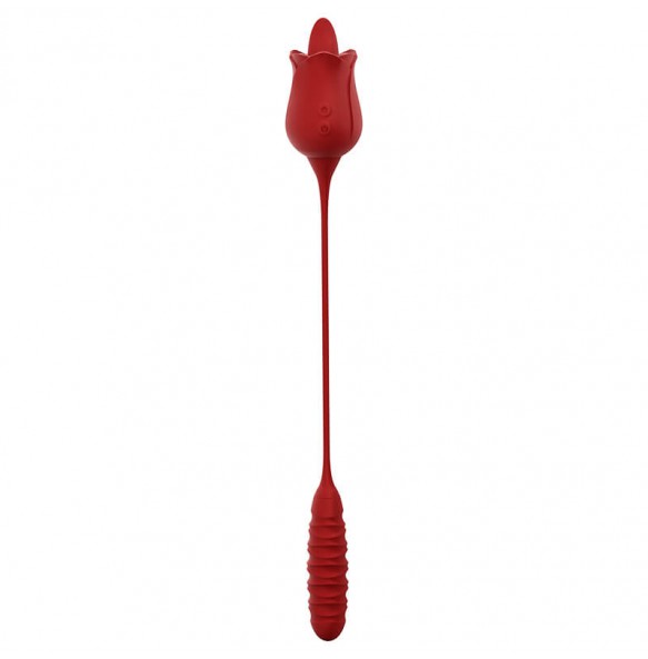 MizzZee - Kiss Tongue Vibrator (Chargeable - Red)